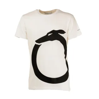 HERRN-T-SHIRT MIT KURZEN ÄRMELN UND EINFACHEM CREW-NECK MIT DRUCK