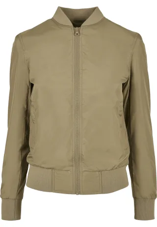 URBAN CLASSICS Allwetterjacke "Urban Classics Damen Ladies Light Bomber Jacket" 1 Stk. tlg. ohne Kapuze