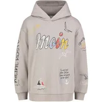 SUBLEVEL Hoodie Kinder Sweathoodie mit Moin-Prints Pulli mit maritimen Prints und Moin-Motiven