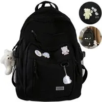 OKWISH Laptoprucksack Schulrucksack Damen Rucksack groß mit Laptopfach (Backpack Tagesrucksack, mit Seitentaschen und ergonomisch gepolstert), für Mädchen Teenager Uni Arbeit Business Reise Freizeit usw.