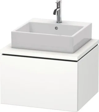 Duravit L-Cube Konsolenwaschtischunterbau wandhängend Weiß Supermatt 620x547x400 mm - LC581008484 LC581008484