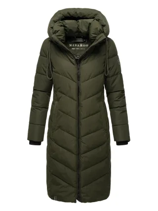 Navahoo Damen Winterjacke Sahnekatzii – Lang & Extra Warm