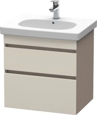 Duravit DuraStyle Waschtischunterbau wandhängend Taupe & Basalt Matt 600x453x610 mm - DS648309143 DS648309143