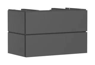 Hansgrohe Waschtischunterschrank Xilesa E 980x550mm 2SK Ko.m.AWT/AWTge Schiefergrau matt, 54301760 54301760