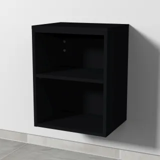 Sanipa 4balance Anbauregal, Schwarz-Matt, RM10008 RM10008