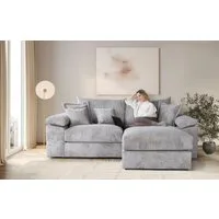 OTTO home Ecksofa Soft&Cosy XL L-Form, B: 246 cm - OTTO. Verlässliche Qualität., Mega-Sofa, Cord oder Chenille-Struktur, mit Federkern & 4 Zierkissen