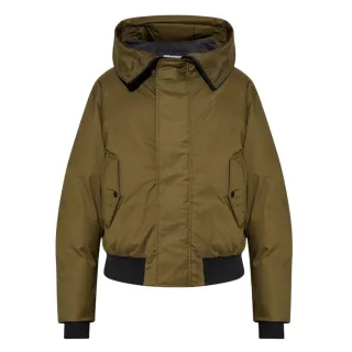 Dsquared2 Techno Daunen-bomberjacke Mit Kapuze, Militärgrün