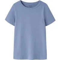 Name It Kurzarmshirt NKFNAKAL SS SLIM TOP NOOS Baumwollmischung, Jersey, Kurzarm