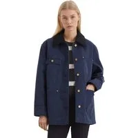 Marc O'Polo Canvasjacke mit farblich abgesetztem Kragen
