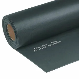 Switchboard Matting™ Class 1 833 Notrax isolierte Matten elektrische Sicherheit Schwarz | Größe: 91cm x linm