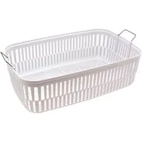 PEREL Ultraschallreiniger Perel Reinigungskorb für Ultraschallreiniger VTUSC6, 6 l, weiß