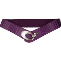 MIRROSI Taillengürtel Leo Unifarbe breit 6cm für Taillenumfang 85 bis 110cm, ONESIZE (Angenehmes Tragesgefühl, Leopard Muster, Unifarben) Breiter Stretch Gürtel