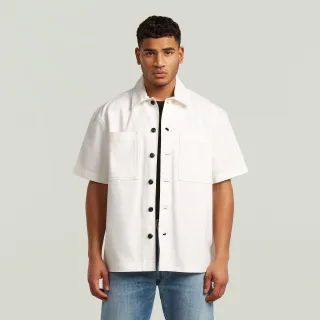 G-Star - Bowling 2-pkt Regular Shirt ss ecru - Gr. - M