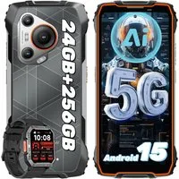 blackview BL7 5G incl. W60 Smartwatch Outdoor Smartphone (256 GB Speicherplatz, 50 MP Kamera, 6.78”, 2.4K, 750Nits, 120Hz, Dimensity 6300, NFC,7500mAh, 33W)