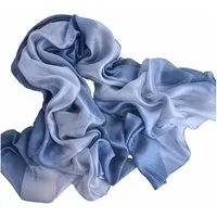 KINSI Modeschal Monochromer Farbverlauf Damenschal, Modeschal, Premium-Schal, Lang, leicht, Sonnenschutz, antiallergisch