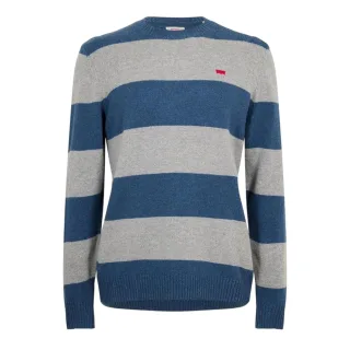 Levis - Pullover für Herren, Rundhalsausschnitt (Meeresblau)