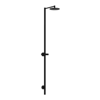 hansgrohe Axor Starck Duschsäule 12671670 mit Kopfbrause, ohne Handbrause, mattschwarz