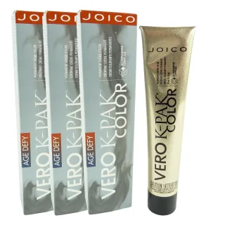 Joico Age Defy Vero K-Pak Color Red Controller Permanent Haar Farbe 3x74ml