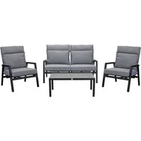 LC Garden Gartenlounge-Set LC Garden Sondrino Living Lounge Set 4tlg. XL Sitzgruppe