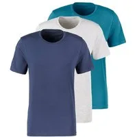 Bruno Banani T-Shirt (Packung, 3-tlg) mit Rundhals-Ausschnitt