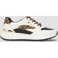 s.Oliver Sneakers Sneaker Sneaker in Leder-Optik mit Artwork