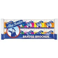 Ahoj-Brause Süßigkeit, Ahoj fruchtige Brause Brocken 10 einzeln verpackte Brausewürfel 80g