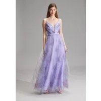 Hey Kyla Abendkleid - Tüllrobe mit floralem Allover-Print A-Linie