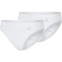 adidas Sportswear Slip Sport Active Modal Comfort - perfekter Sitz - Heatseal adidas Logo (2-St) Unterhose Bikini-Slip Doppelpack Damen Gym Training Yoga Mehrpack