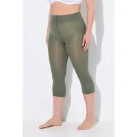 Ulla Popken Feinstrumpfhose Strumpf-Capri blickdicht Oberschenkel-Schutz
