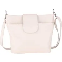 MIRROSI Umhängetasche Damen, Crossbody Bag, Echtleder Made in Italy (1 Tasche mit 1 oder 2 Gurte), verstellbaren Schulterriemen), 30x24,50x9cm (BXHXT) viel Stauraum