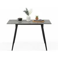 B&D home Esstisch LIO, Metallgestell schwarz oder weiß, ausziehbar, 4-6 Personen