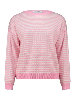 HaILYS - LS V SK Me44rle offwhite/pink candy - Gr. - M