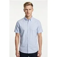 Jack & Jones Kurzarmhemd JPRBLUHARVEY OXFORD S/S SHIRT mit Button-Down Kragen