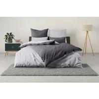 OTTO home Wendebettwäsche Desner2 100% Microfaser, extra weich, allergikerfreundlich, Microfaser, 2 teilig, Premium Qualität, uni, schnell trocknend, pflegeleicht, ab 135x200 cm