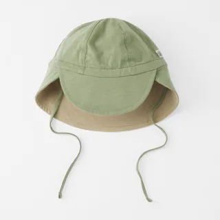 Cloby UPF50+ Wendbarer Sonnenhut 18-36 Monate Olive Green