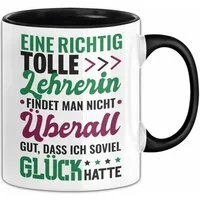 Trendation Tasse Lehrerin Abschiedsgeschenk Tasse Geschenkidee Beste Lehrerin Geschenk