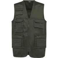 WK. Designed To Work Arbeitsweste Gefütterte Unisex-Weste aus Baumwollpolyester
