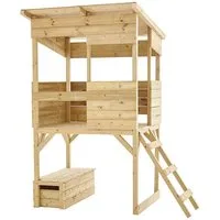 WESTMANN Spielhaus Wildnis, inkl. Spielzeugkiste, LxBxH 114x167x205 cm