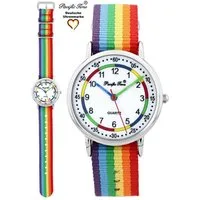 Pacific Time Quarzuhr Kinder Armbanduhr First Lernuhr Wechselarmband, Mix und Match Design - Gratis Versand