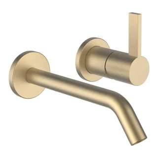 LAUFEN 2-Loch Waschtischarmatur Unterputz Kartell LAUFEN für Simibox 2-Point Ausladung 175 mm PVD Bl H3113360831201