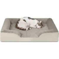 Aspero Tierbett Katzenbett Kotka, 100 % Polyester, Kuschelbett für Katzen mit abnehmbarem Bezug