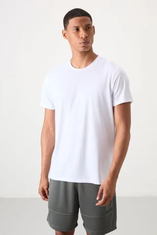 Herren Regular Fit Rundhals-T-Shirt