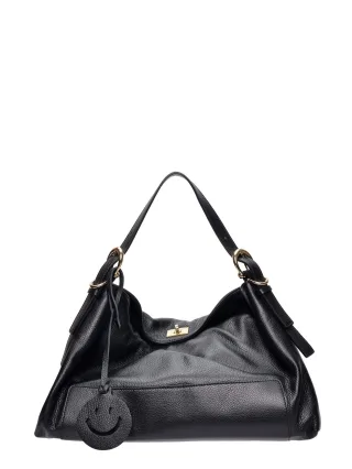 Luisa Vannini Schwarz Rindsledertasche