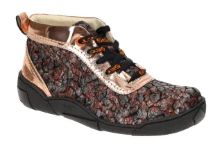 Eject 21582 ICE Damen Schn?r-Halbschuhe camel/salmon Braun, bequem mit heraus...