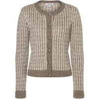 MORE&MORE Strickjacke softe, gemusterte Strickjacke