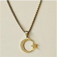 Medusa Accessoires Charm-Kette Ayyildiz Edelstahl Halskette