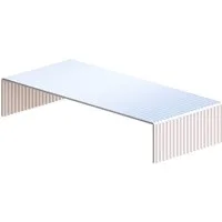 Sarei Haus- und Gartentechnik Glattblech Sarei Rillenstoßverbinder für Mauerabdeckung, Aluminium
