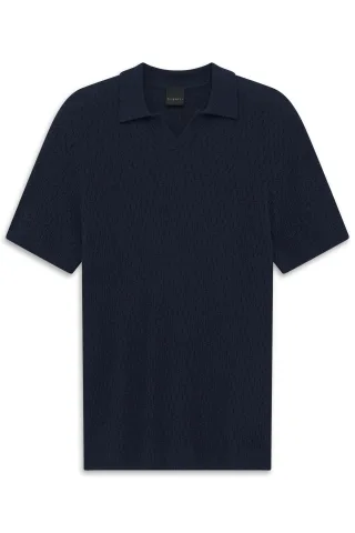 bugatti - Herren Polo 1/2 Arm marine - Gr. - M