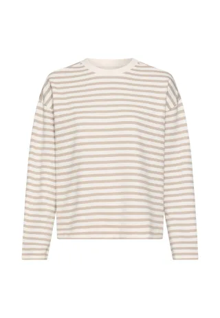 camel active - Sweatshirt aus einem Baumwollmix stone stripes - Gr. - M