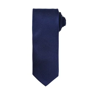 Premier Mens Micro Waffle Formal Work Krawatte (Marine)